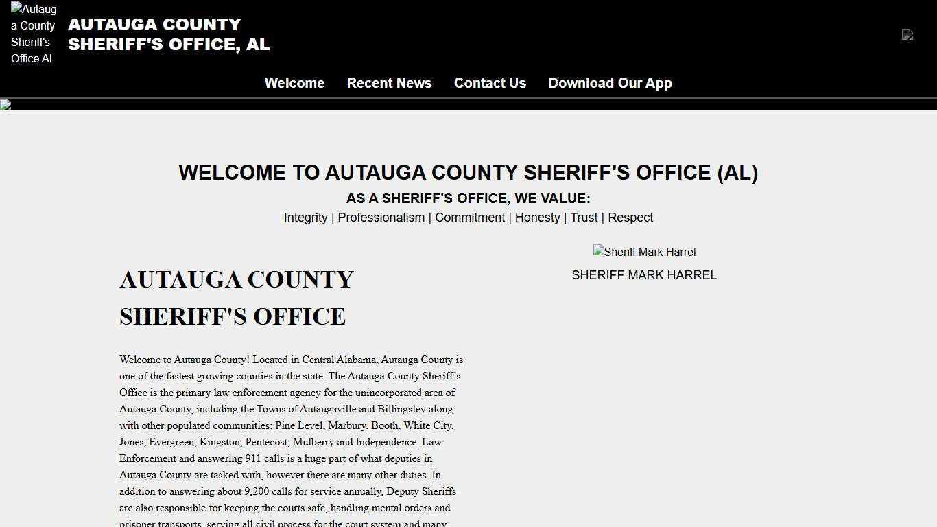 Autauga County Sheriff's Office Al
